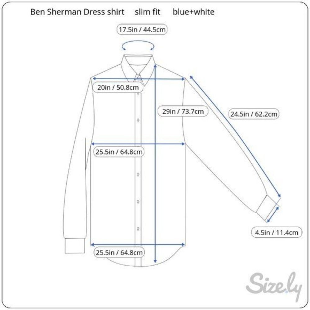 Ben Sherman Slim Fit Dress Shirt - Picture 5 of 5